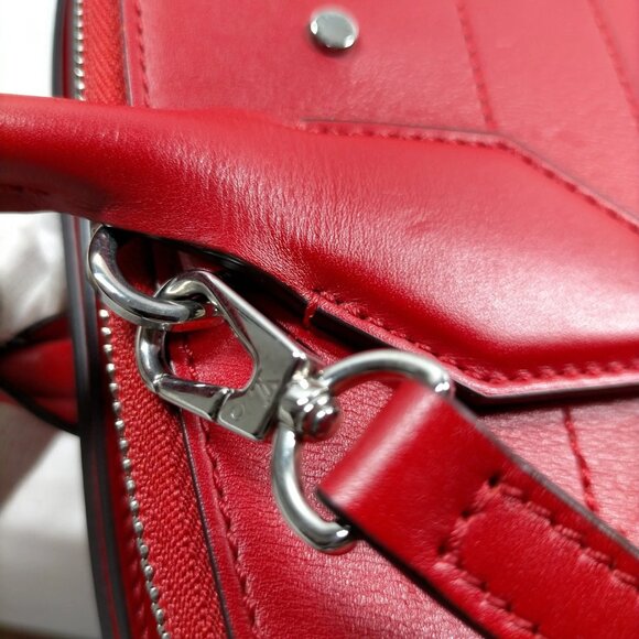 Louis Vuitton CITY STEAMER Red Leather Hand Bag mon-903-091125 - Picture 8 of 16